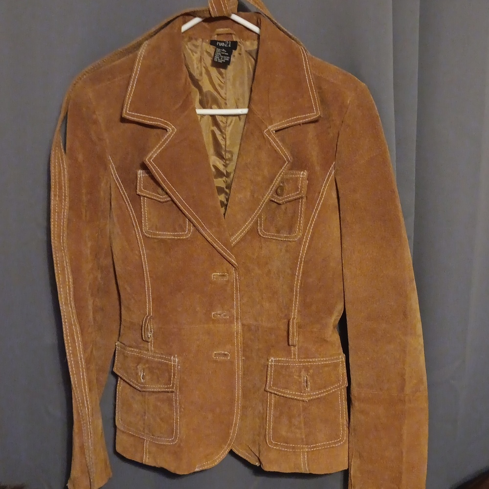 Rue 21 100% Leather jacket